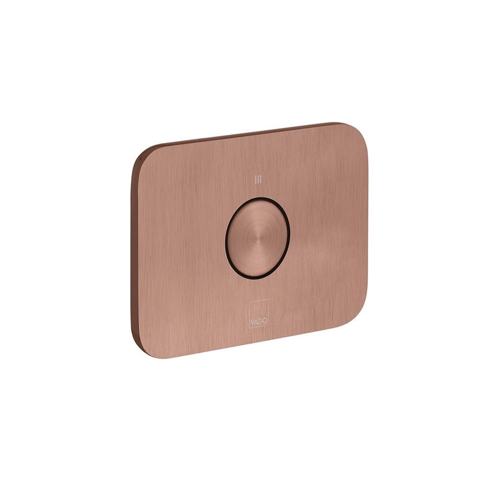 Cutout image of Vado Zone Brushed Bronze Horizontal Additional Outlet
